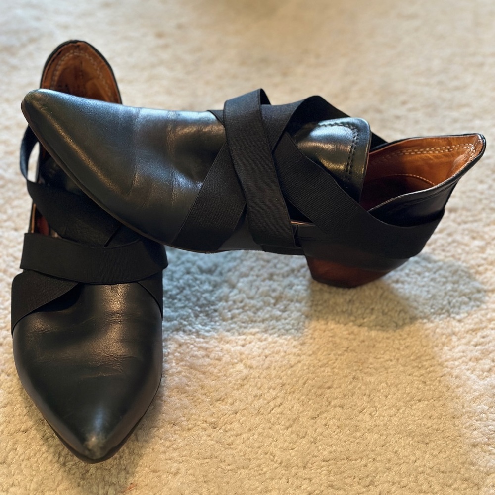John Fluevog modern point shoe